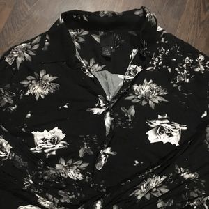 H&M Floral. Button Down